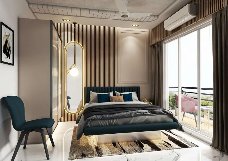 Bedroom interior render
