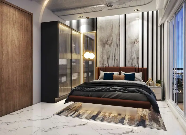 Bedroom interior render